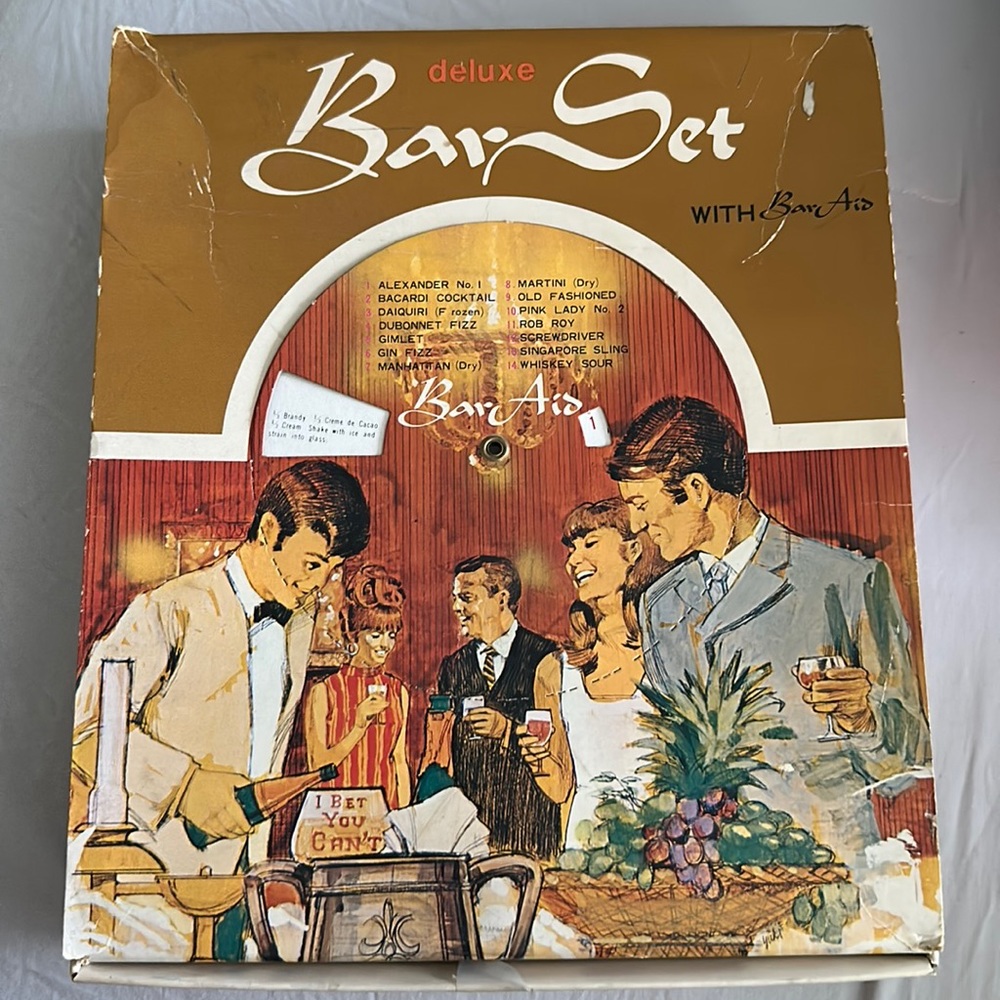 The original Deluxe Bar Set VINTAGE